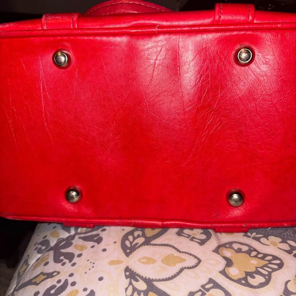 Samsonite Red Laptop Bag with Colorful Bow